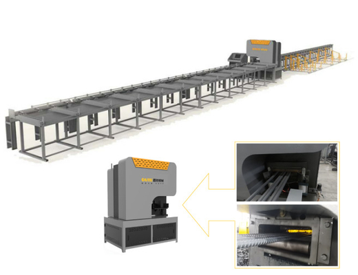 CNC PLC制御自動リバーシールライン 100トンのシールライン切断機