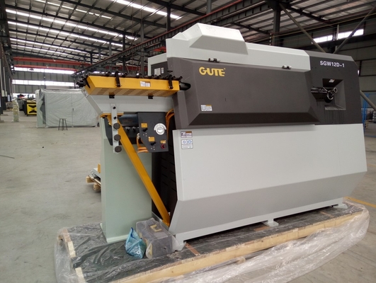 購入 7KW/H CNCの棒鋼の鐙がねの曲がる機械二重ワイヤー コイルのバー・ベンダーSGW12D-1 online manufacture