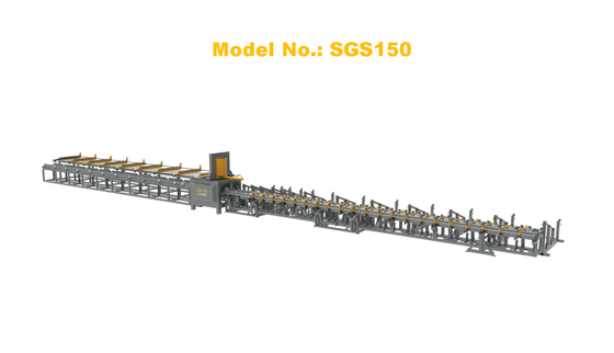 GUTE PLCシステムによる油圧CNCせん断ライン機械42kw